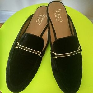 Franco Sarto Pippa Slide Black Velvet - 9